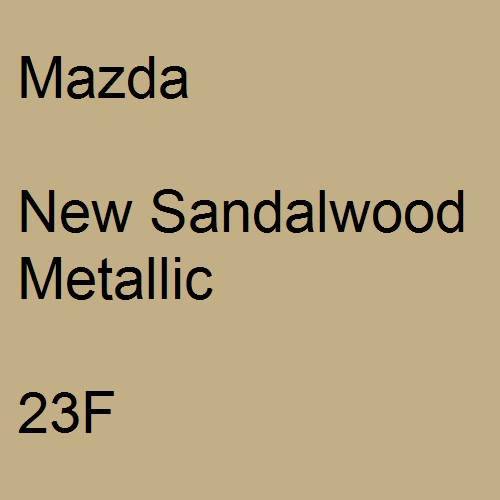 Mazda, New Sandalwood Metallic, 23F.